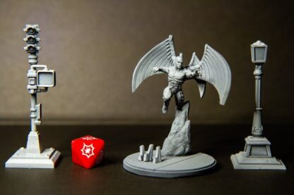 Blue Harpy with 50mm base