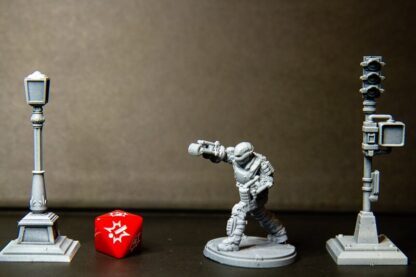 Crossbone de Trident Studio avec sa base 35mm