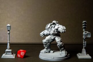 Hulkbuster de Trident Studio avec sa base 65mm