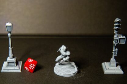 Serval de Legion Ministaures  avec base 35 mm