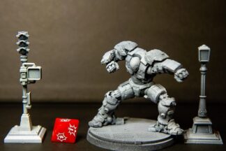 Hulkbuster de Wicked sur base 65 mm