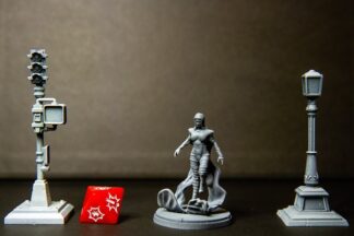 Emma Fost Force Phoenix de Legion Miniatures  avec base 35 mm