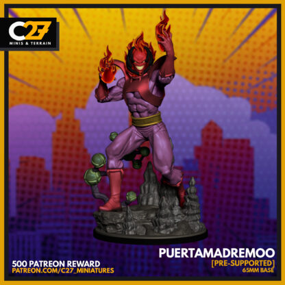 Puertamadremoo de c27 avec sa base 65mm