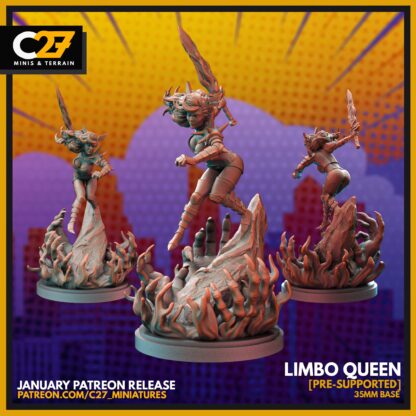 Limbo Queen de c27 avec sa base 35 mm