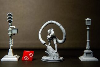 Stinger Green de c27 collectibles avec sa base 35mm