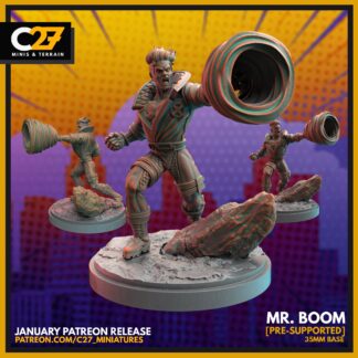 Mr Boom Havok de c27 avec sa base 35 mm