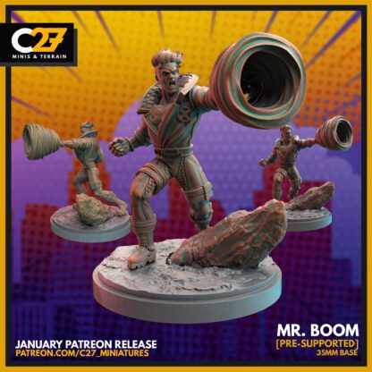 Mr Boom Havok de c27 avec sa base 35 mm