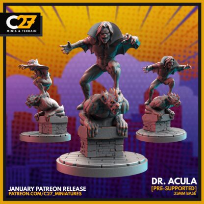Dr. Acula de c27 avec sa base 35 mm