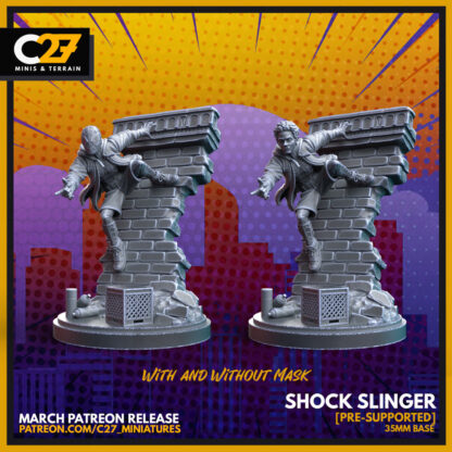 Shockslinger de c27 avec sa base 35 mm