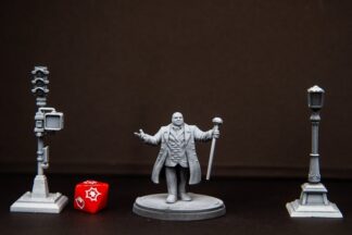 Kingpin de Trident Studio avec sa base 50 mm (3 variantes)