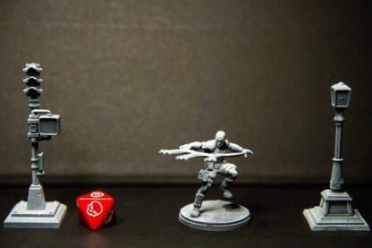 Bullseye de Trident Studio avec sa base 35 mm