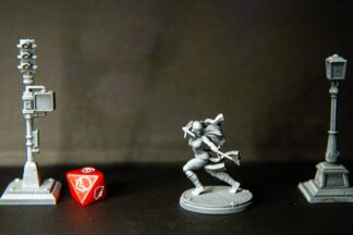 Elektra de Trident Studio avec sa base 35 mm