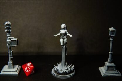 Captain Marvel de Trident Studio avec sa base 35mm