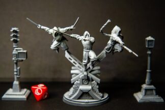 Grunt Foot Ninja de Trident Studio avec sa base 50mm