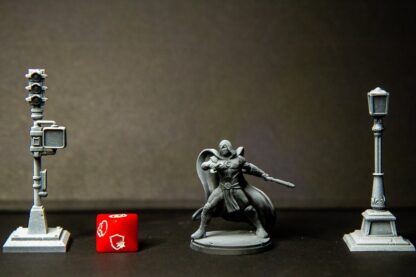 Moon Knight de Trident Studio avec sa base 35 mm (2 variantes)
