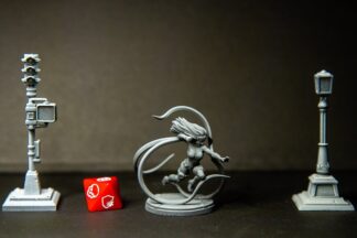 Black Swan de Trident Studio avec sa base 35mm