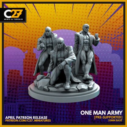 One man army de c27 avec sa base 50 mm