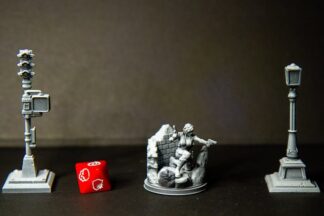 Lady Luck de c27 avec base 35mm (2 variations)