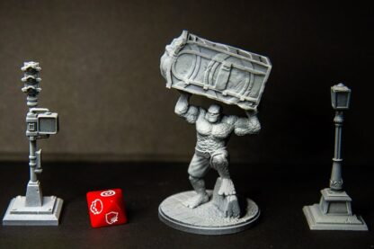 RockyGuy de Nuclear Firefly et sa base 50mm