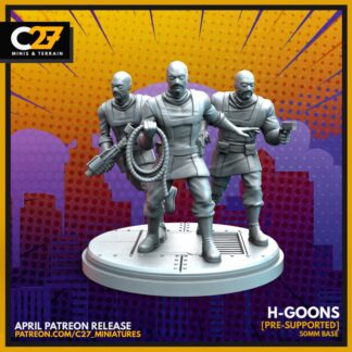 Hydra Goons de c27 collectibles avec sa base 50mm
