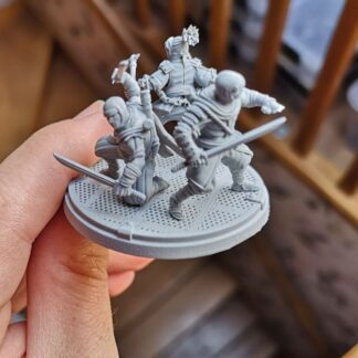Ninja Goons de c27 collectibles avec sa base 50mm