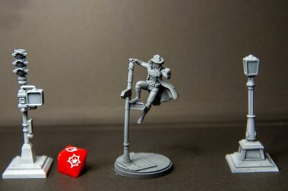Detective Spider de Nuclear Firefly et sa base 35mm