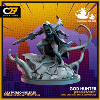 God Hunter de c27 avec base 50mm