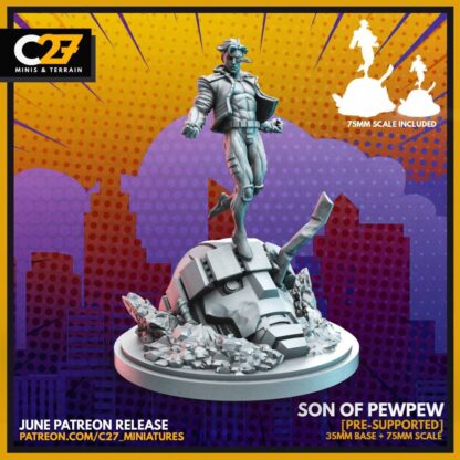Son of pewpew de c27 avec base 35mm