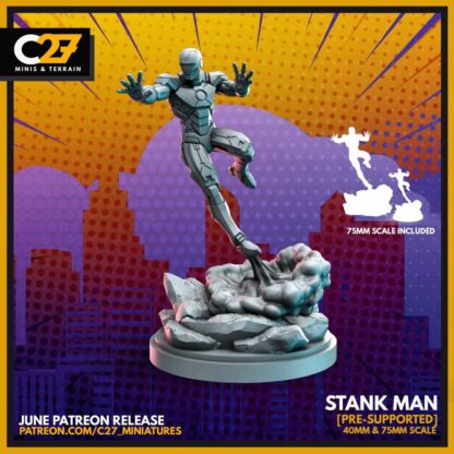Stank man de c27 avec base 35mm