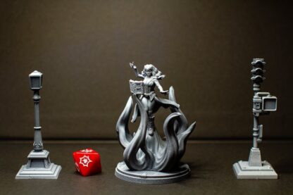 Scarlet Witch de Trident Studio avec sa base 35mm