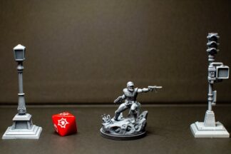 Star Lord de c27 collectibles avec sa base 35mm