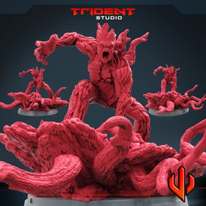 Groot de Trident Studio avec sa base 50mm (2 variations)