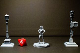 Flashlight aka Starlight de Trident Studio avec sa base 35mm
