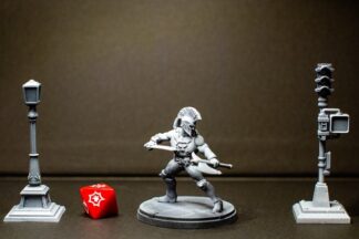 Ares de Legion avec sa base 35mm