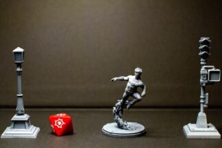 Human Torch de Legion avec sa base 35mm
