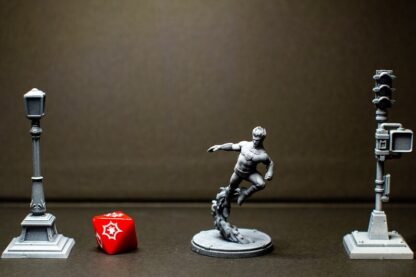 Human Torch de Legion avec sa base 35mm