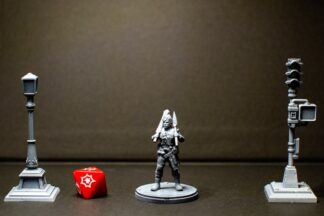 Killmonger de Trident Studio avec sa base 35mm (4 variantes)