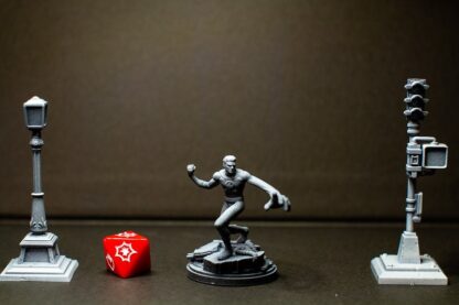 Mr. Fantastic de c27 collectibles avec sa base 35mm