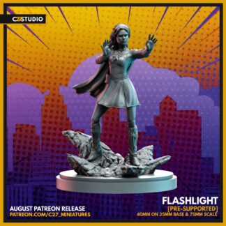 Flashlight aka Starlight de c27 collectibles avec sa base 35mm