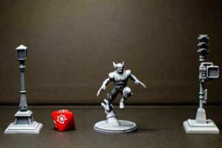 Wolverine de Legion avec sa base 35mm