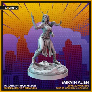 Empath Alien aka Mantis  de c27 avec base 35mm