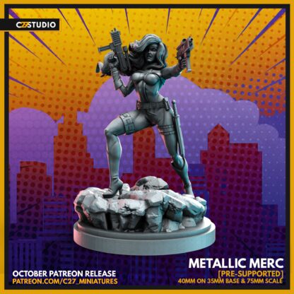 Metallic Merc aka Silversable  de c27 avec base 35mm
