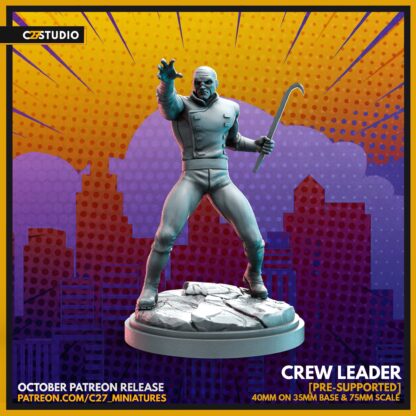 Crew Leader aka Wrecker de c27 avec base 35mm