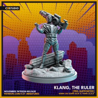 Klang the Ruler aka Kang the conqueror de c27 avec base 50mm