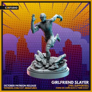 Girlfriend Slayer aka A-Train de c27 collectibles avec sa base 35mm