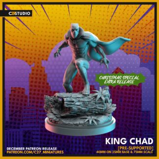 King Chad aka Black Panther de c27 avec base 35mm