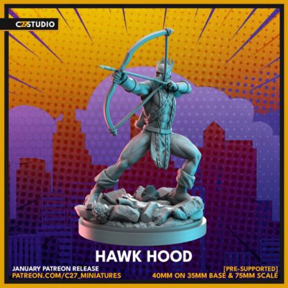 Hawk Hood aka Hawkeye de c27 avec base 35mm