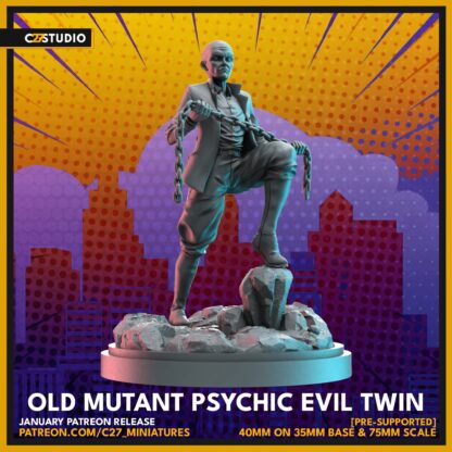 Old mutant psychic evil twin aka Cassandra Nova de c27 avec base 35mm