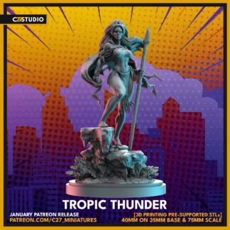 Tropic Thunder aka Savage Land Storm de c27 avec base 35mm