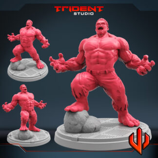 Hulk Vert de Trident Studio avec sa base 65 mm (4 variantes dont Venom)
